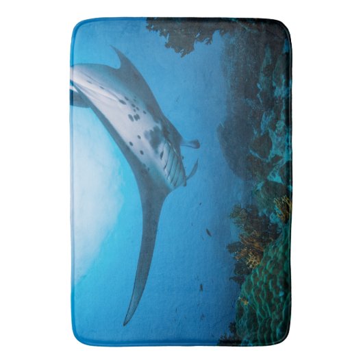 Manta ray badmat (Voorkant Verticaal)