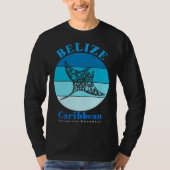 Manta Ray Belize Ocean T-shirt (Voorkant)