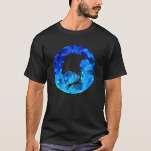 Manta Ray Blue Mosaic Circle T-shirt