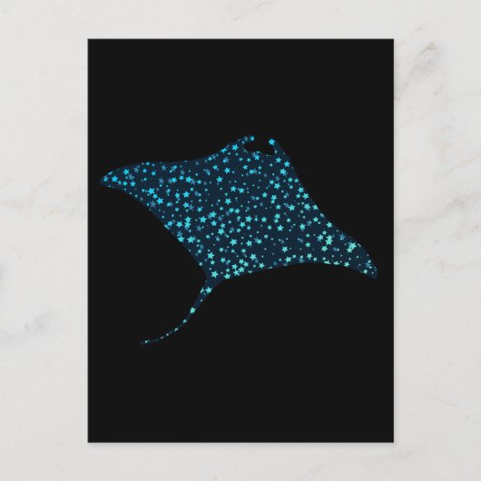 Manta Ray-Briefkaart Briefkaart (Voorkant)