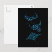Manta Ray-Briefkaart Briefkaart (Voorkant / Achterkant)