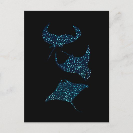 Manta Ray-Briefkaart Briefkaart (Voorkant)
