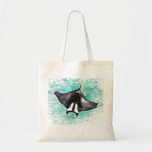 Manta Ray Canvas tas (Voorkant)