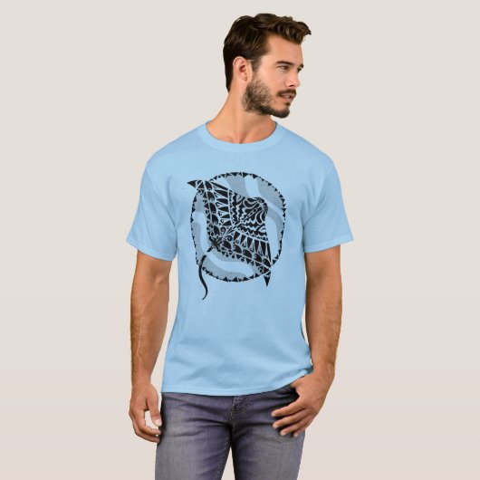 Manta Ray Cool Deep Zee T-shirt (Voorkant volledig)