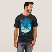 Manta Ray Cozumel Mexico Ocean T-shirt (Voorkant volledig)