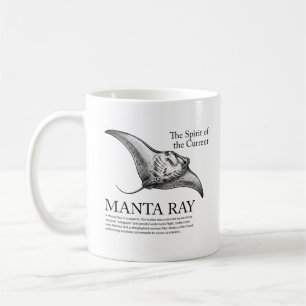Manta Ray - De Geest van de Stroom Vintage  Koffiemok