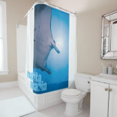 Manta ray douchegordijn (In situ)