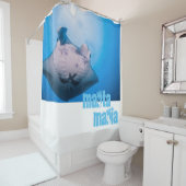 Manta ray douchegordijn (In situ)