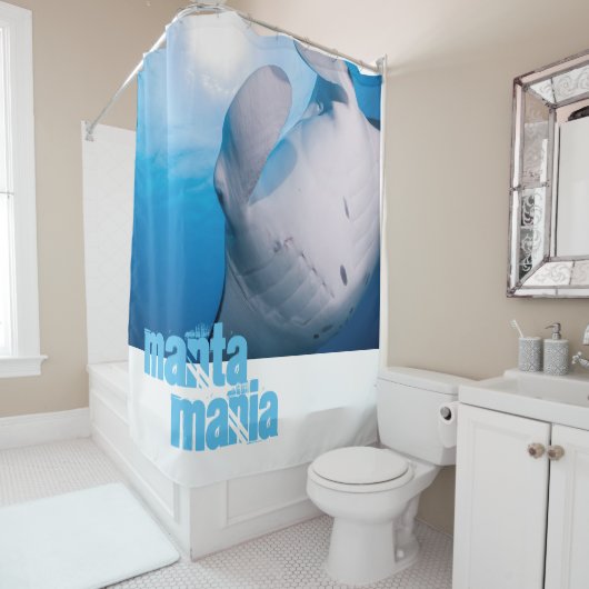 Manta ray douchegordijn (In situ)