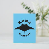 Manta Ray duiken in Kona, Hawaï Briefkaart (Staand voorkant)