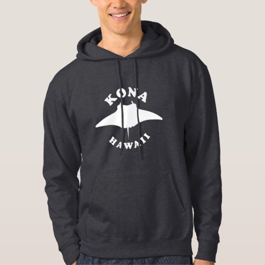 Manta Ray duiken in Kona, Hawaï Hoodie (Voorkant)