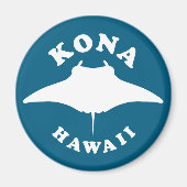 Manta Ray duiken in Kona, Hawaï Magneet (Voorkant)