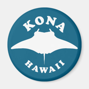 Manta Ray duiken in Kona, Hawaï Magneet