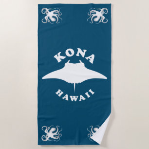 Manta Ray Duiken in Kona, Hawaï Strandlaken