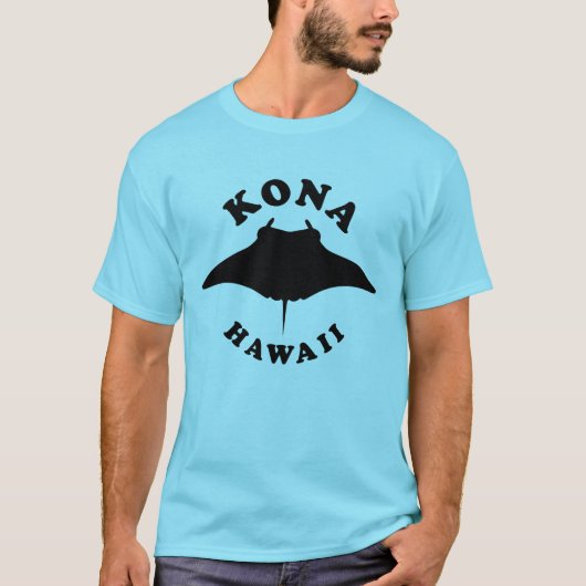 Manta Ray duiken in Kona, Hawaï T-shirt (Voorkant)