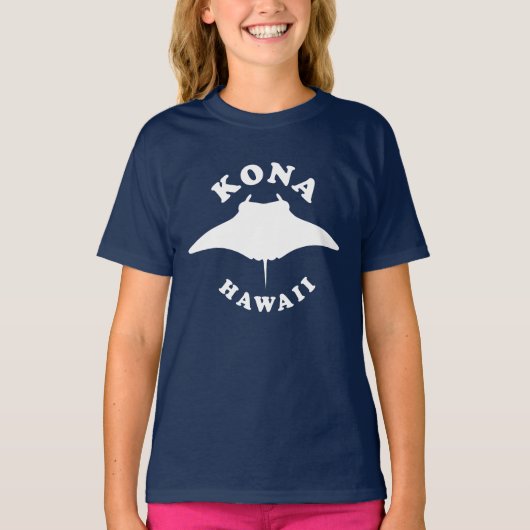 Manta Ray duiken in Kona, Hawaï T-shirt (Voorkant)