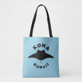 Manta Ray duiken in Kona, Hawaï Tote Bag (Voorkant)