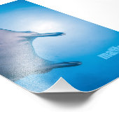 Manta ray foto afdruk (Hoek)