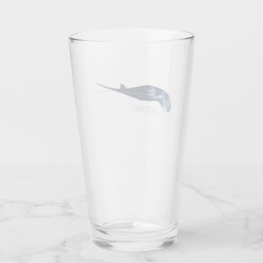 Manta Ray Glas (Achterkant)