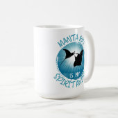 Manta Ray is mijn dierlijk Koffiemok (Voorkant rechts)
