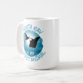 Manta Ray is mijn dierlijk Koffiemok (Voorkant links)
