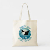 Manta Ray is mijn dierlijk Tote Bag (Achterkant)