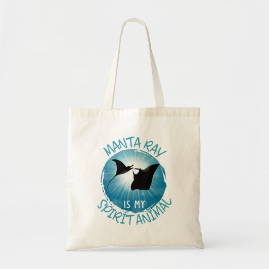 Manta Ray is mijn dierlijk Tote Bag (Voorkant)