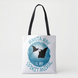 Manta Ray is mijn dierlijk Tote Bag