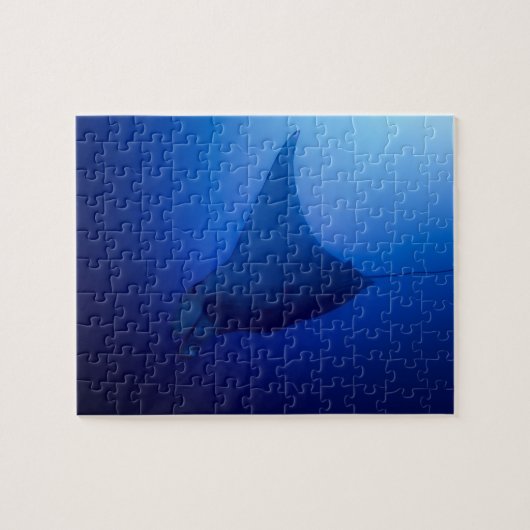 Manta Ray Jigzaag Puzzle Legpuzzel (Horizontaal)