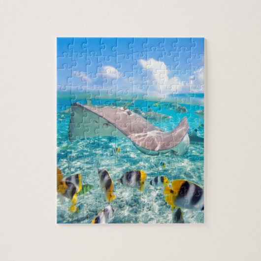 Manta Ray Legpuzzel (Verticaal)