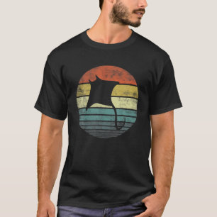 Manta Ray Lover Gifts Retro  Ocean Animal S T-shirt