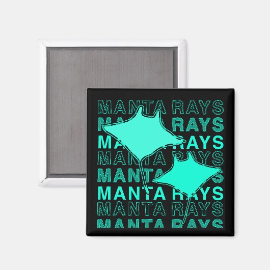 Manta Ray Magnet (Voorkant / Achterkant)