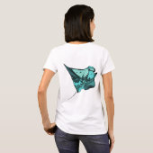 Manta Ray (Manta birostris) T-shirt (Achterkant volledig)