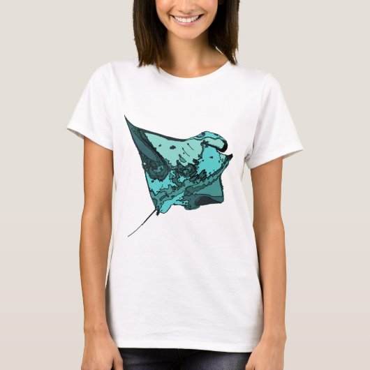 Manta Ray (Manta birostris) T-shirt (Voorkant)