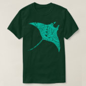 Manta Ray Maori Tribal Tattoo T-shirt (Design voorkant)