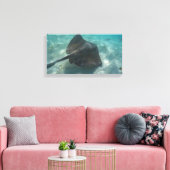 MANTA RAY ON CANVAS 20 "x 16" Afdruk (Insitu (Woonkamer))