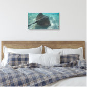 MANTA RAY ON CANVAS 20 "x 16" Afdruk (Insitu (Slaapkamer))