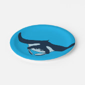 Manta Ray Papieren Bordje (Gekanteld)