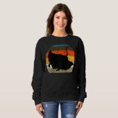 Manta Ray Retro Stingray Fish Biolog Trui (Voorkant volledig)