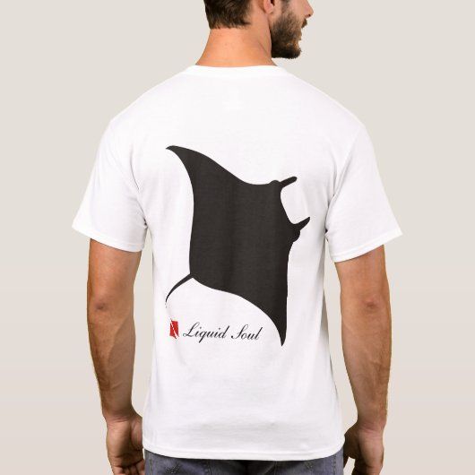 Manta Ray Shape T-Shirt (Achterkant)