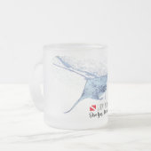 Manta ray silhouet bedrukte Mok (Voorkant links)