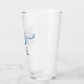 Manta ray silhouet glas (Links)