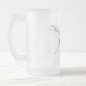 Manta ray silhouet matglas bierpul (Links)