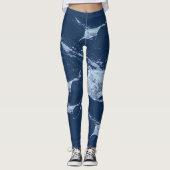 Manta ray silhouette leggings (Voorkant)