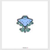 Manta ray sticker (Vel)