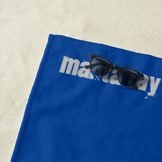 Manta ray strandlaken (In situ)