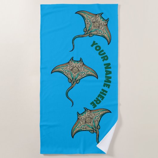 Manta Ray Strandlaken (Voorkant)