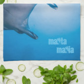 Manta ray theedoek (Gevouwen)