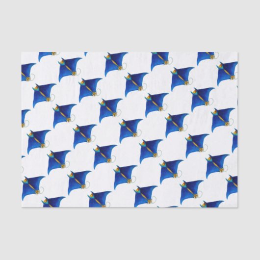 manta ray tissuepapier (Voorkant)