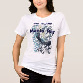 Manta Ray Tri-Blend Shirt (Voorkant)